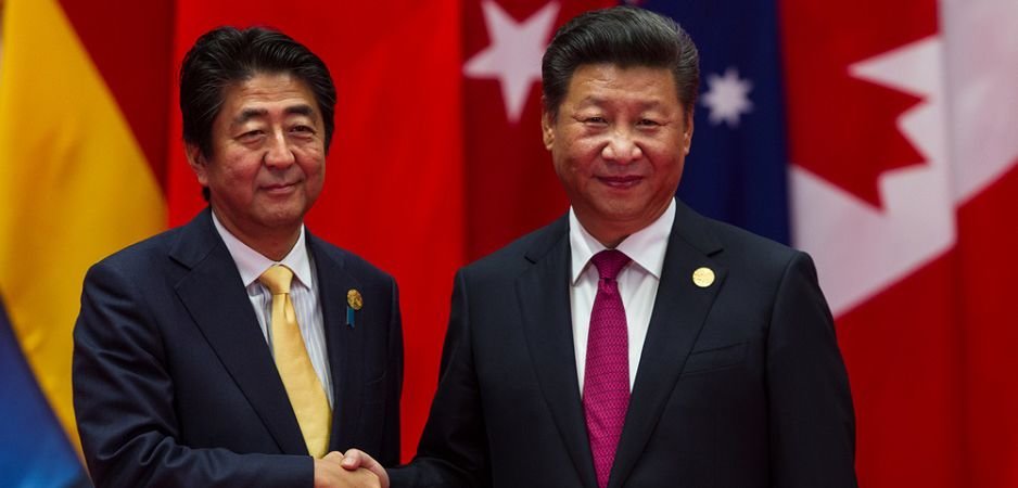 Shinzo Abe & Xi Jinp