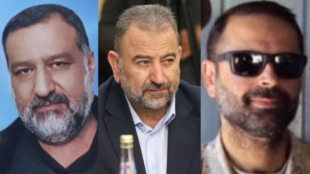 Sayyed Razi Mousavi, Saleh al-Arouri and Wissam