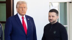 Donald Trump and Volodymyr Zelenskyy